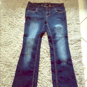 Paris blues flare dark jeans
